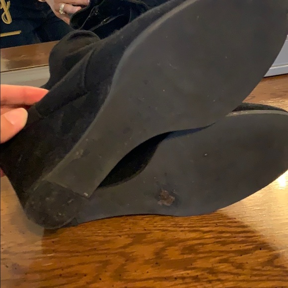 Black wedge booties - Picture 5 of 5